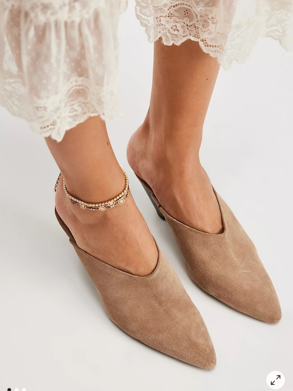 Free People Artisan-Crafted Slip-On Mule Size 8.5 Boho Minimalist Boho Artesian